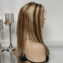 Load image into Gallery viewer, 100% Human Hair TRANSPARENT Lace Front Balayage Wig, 16"-18"