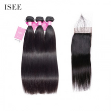 Load image into Gallery viewer, 100% Human Hair - 3 Bundles 26", 26" 26" + 24" Closure