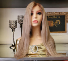 Load image into Gallery viewer, 100% Human Hair TRANSPARENT Lace Front Wig 22"
